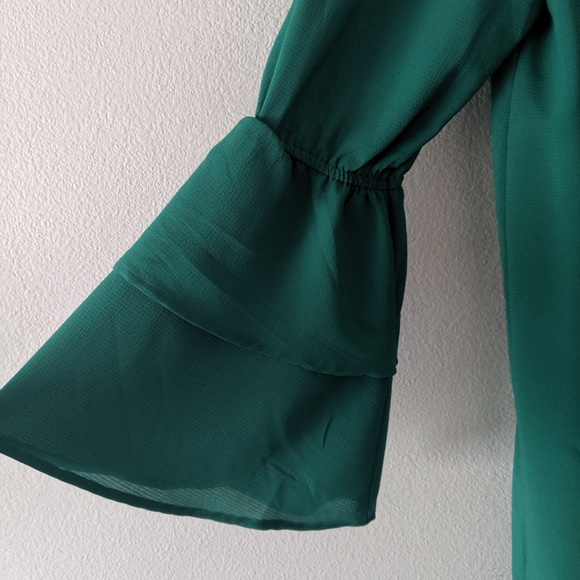 3/$15 "a new day" Green Shift Dress Size XL - Picture 4 of 6